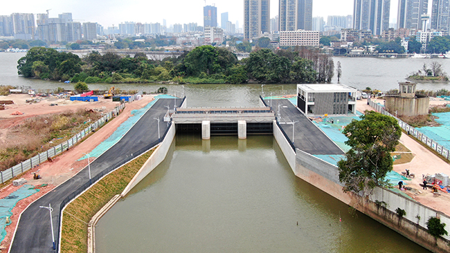 粵港澳大灣區東塱一體化泵（bèng）閘（zhá）項目